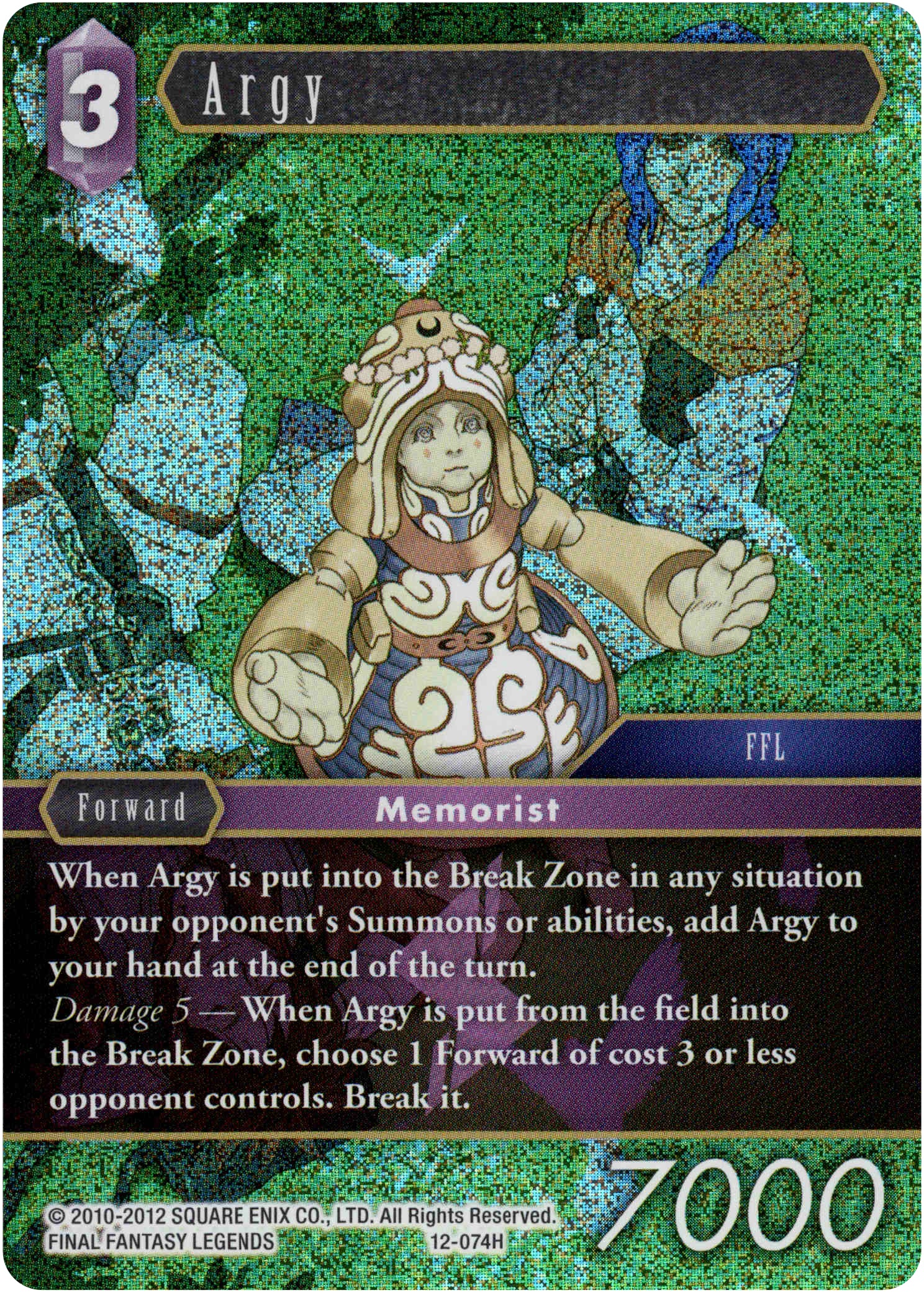 Argy - 12-074H - Opus XII - Foil - Card Cavern