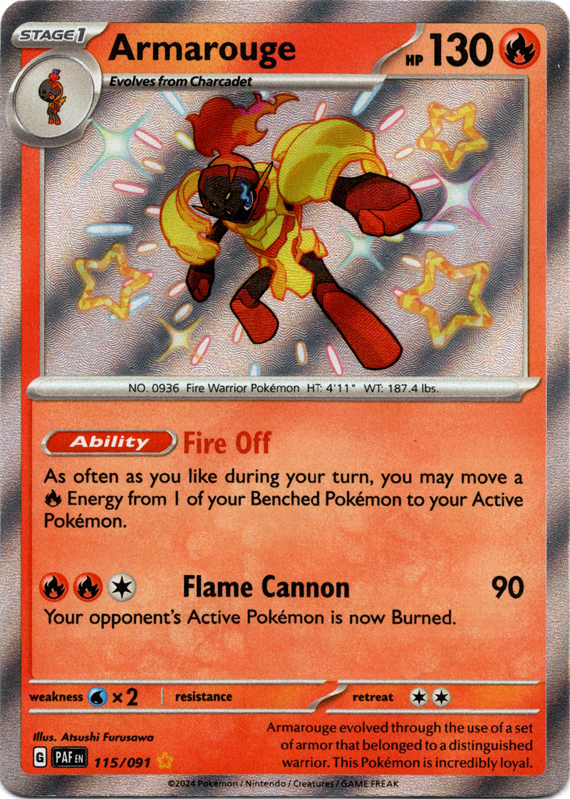 armarouge pokemon card Armarouge - 115/091 115