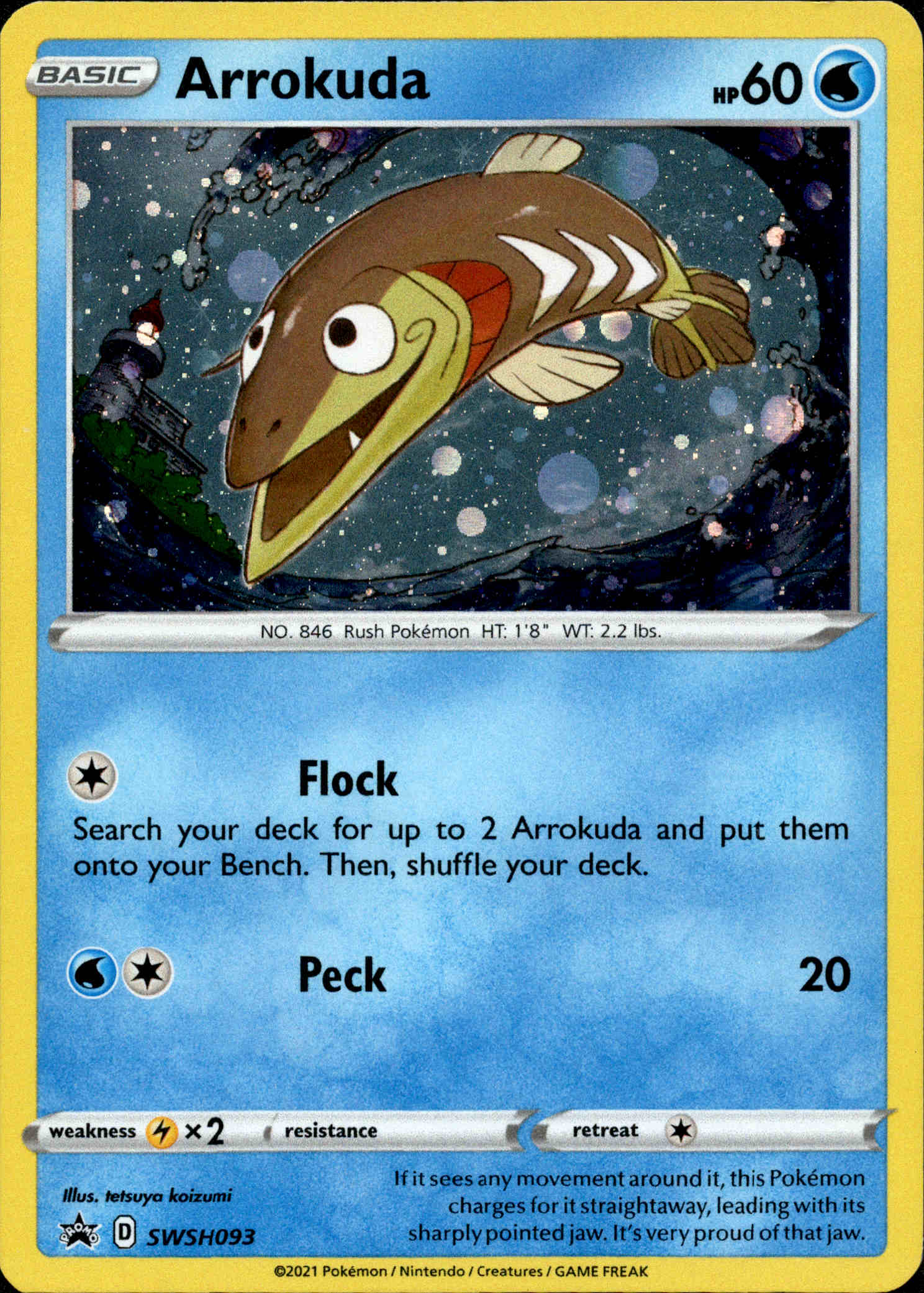 Arrokuda - SWSH093 - Sword & Shield Promo - Card Cavern
