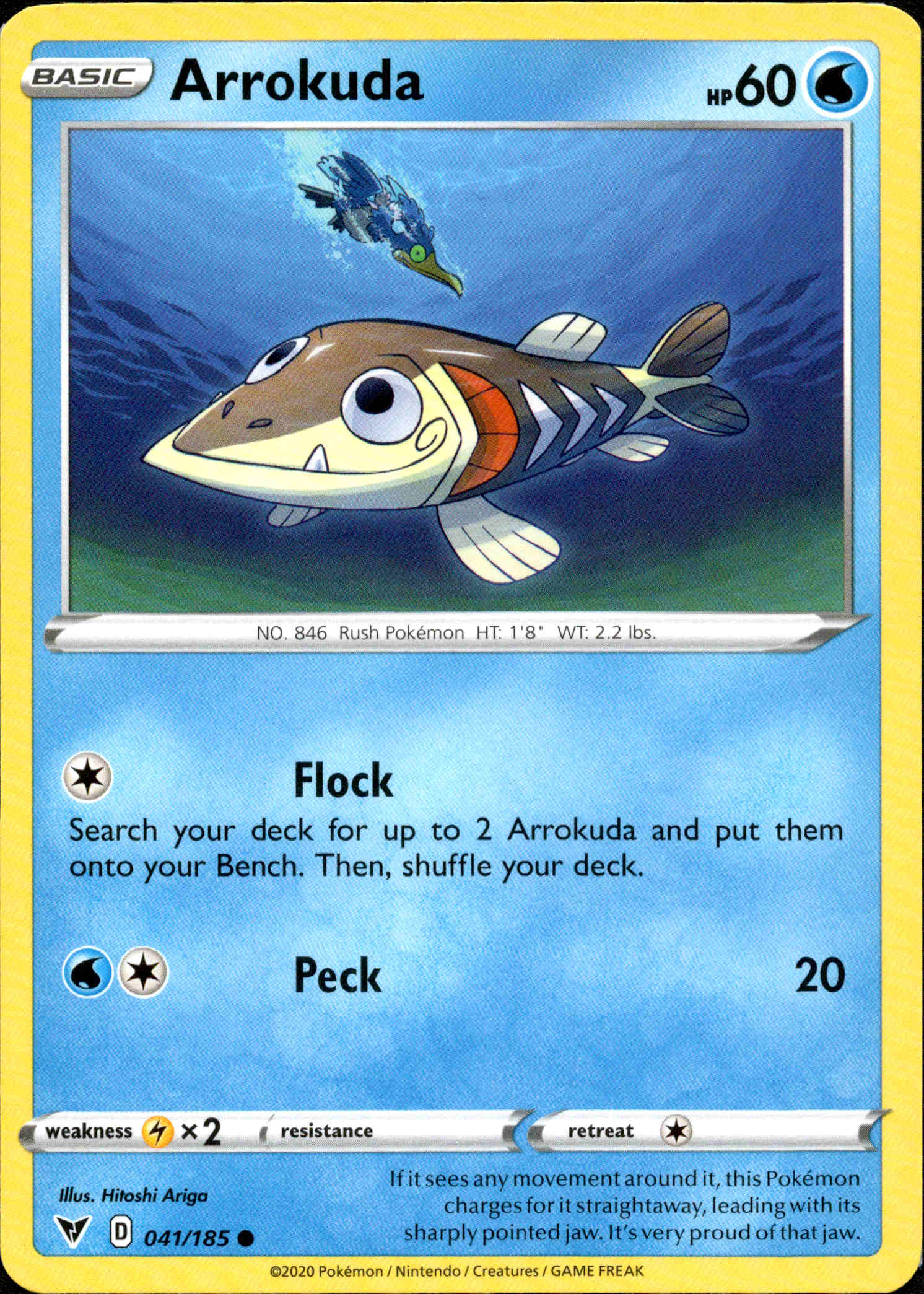 Arrokuda - 041/185 - Vivid Voltage - Card Cavern