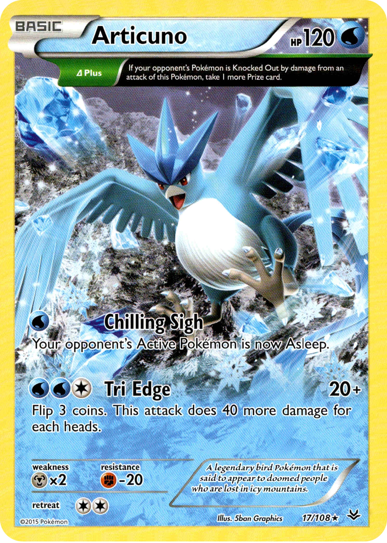 Articuno - 17/108 - Roaring Skies - Card Cavern