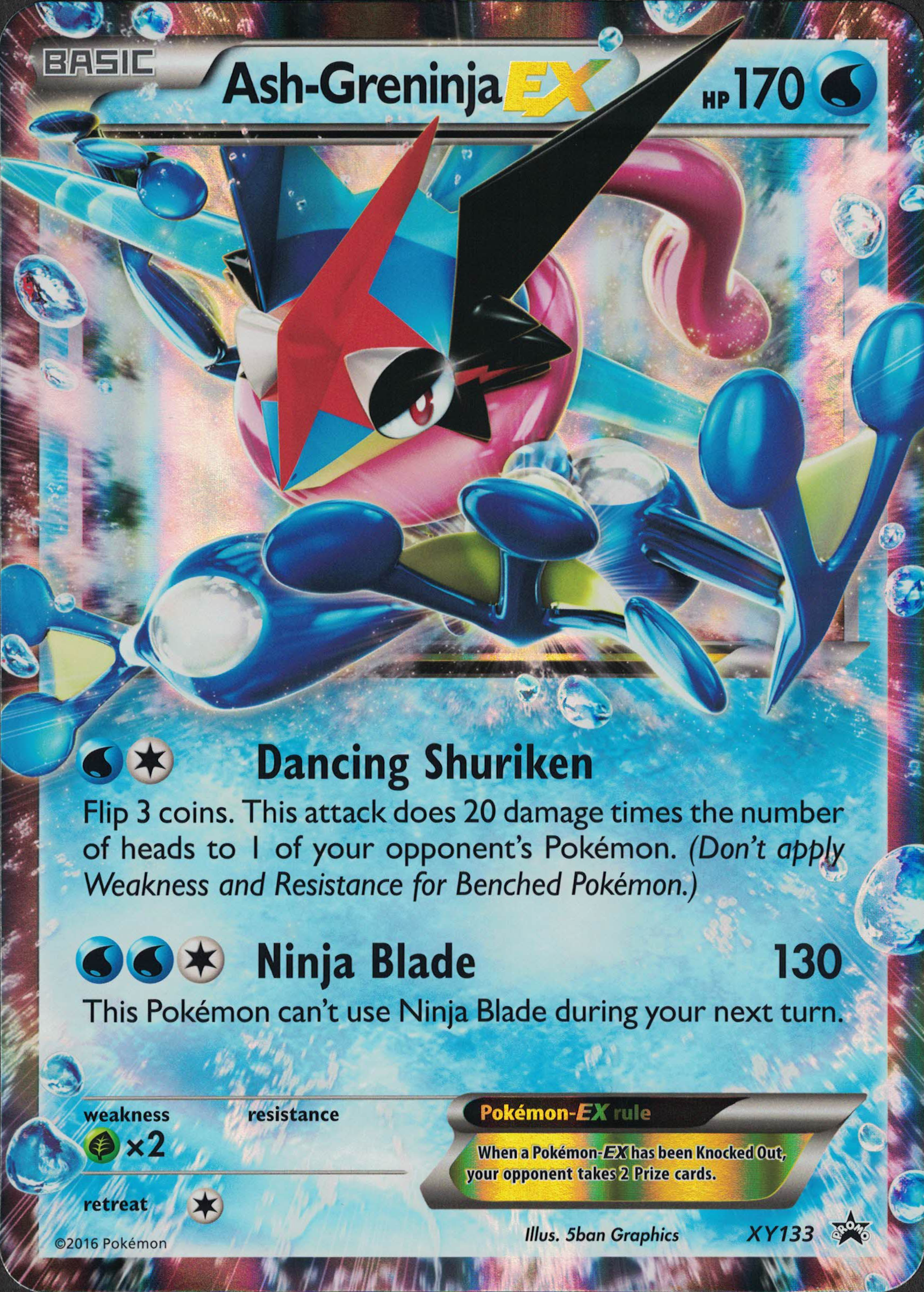 Ash-Greninja EX - XY133 - Jumbo Card - Card Cavern