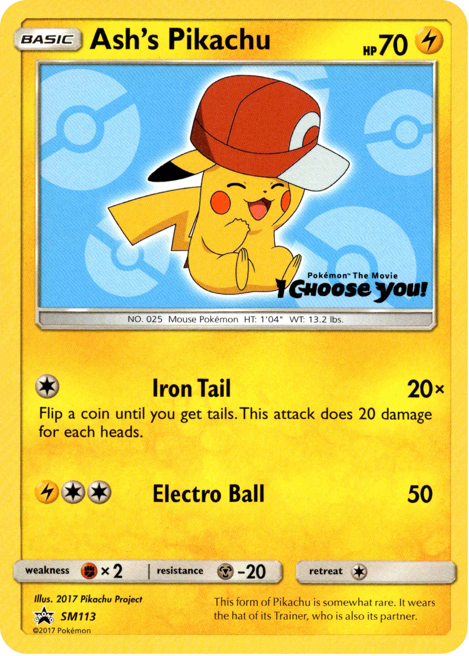 Ash's Pikachu - SM113 - Promo - Card Cavern