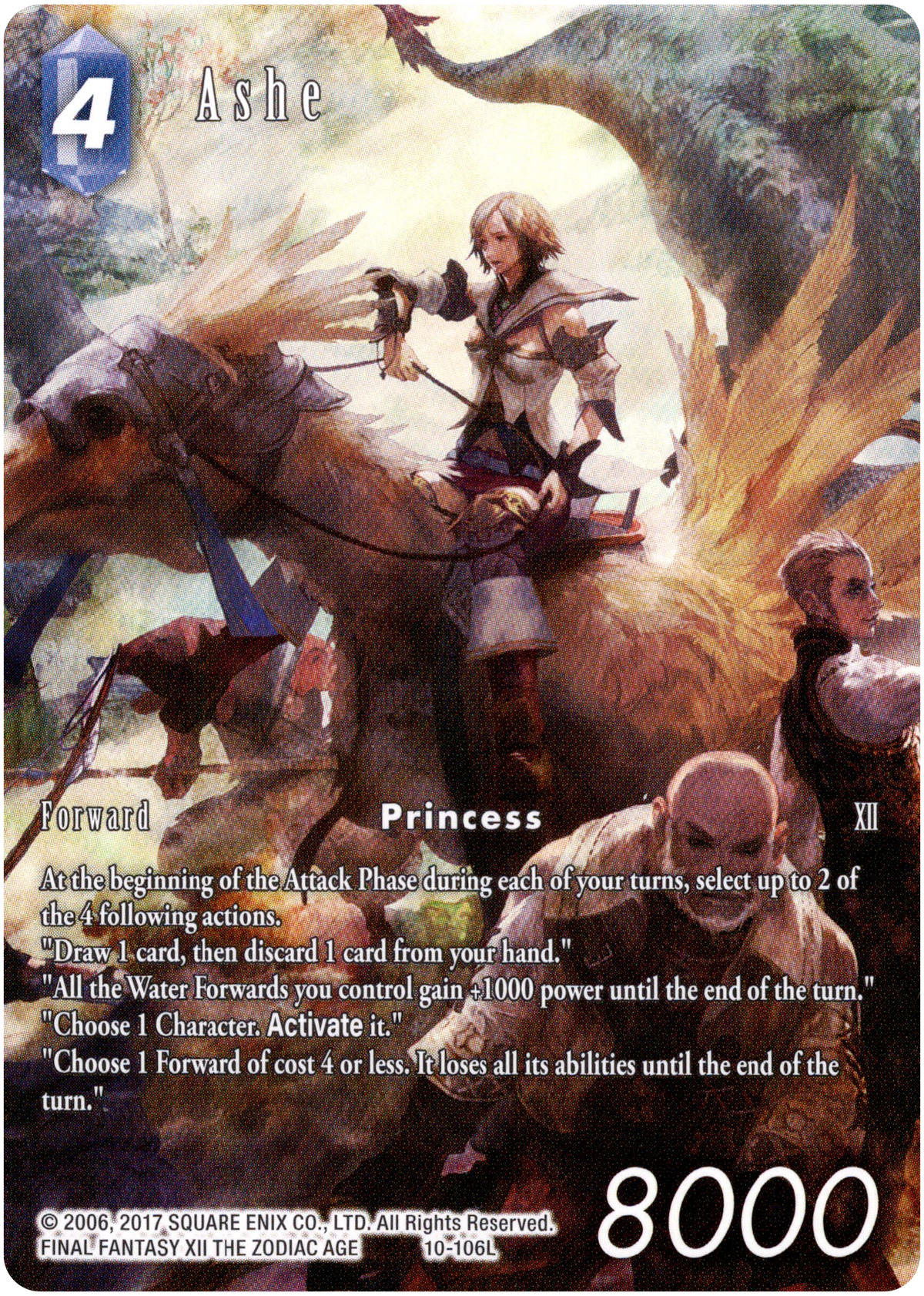 Ashe Full Art - 10-106L - Opus X - Card Cavern