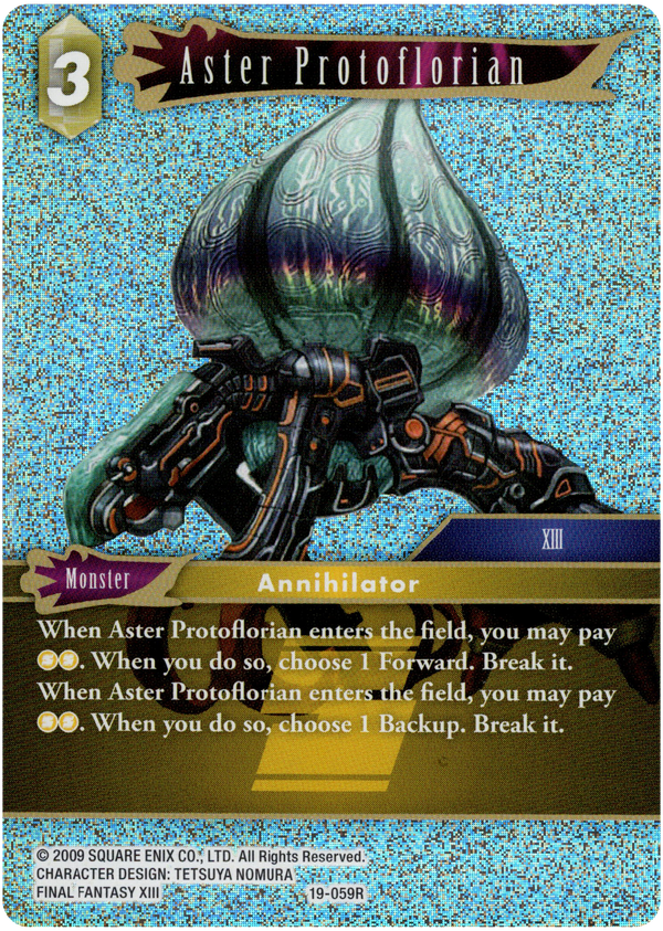 Aster Protoflorian - 19-059R - From Nightmares - Foil - Card Cavern