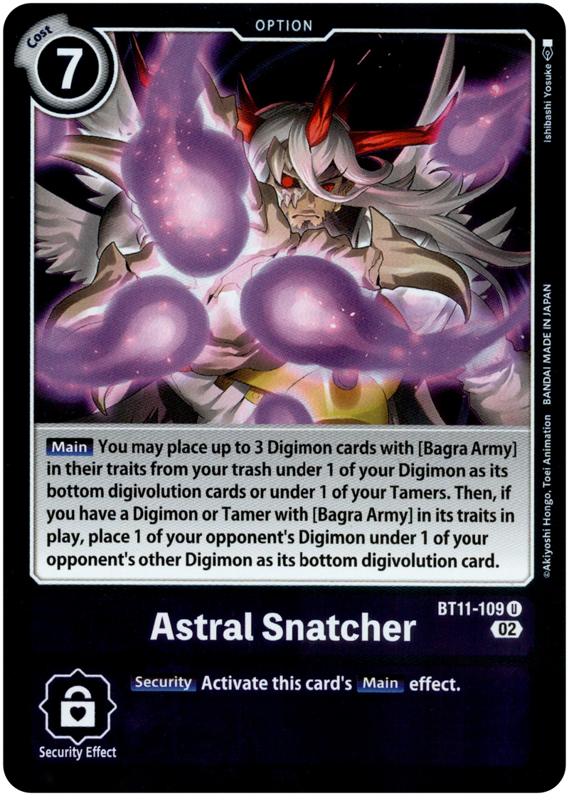 Astral Snatcher - BT11-109 U - Dimensional Phase - Foil - Card Cavern