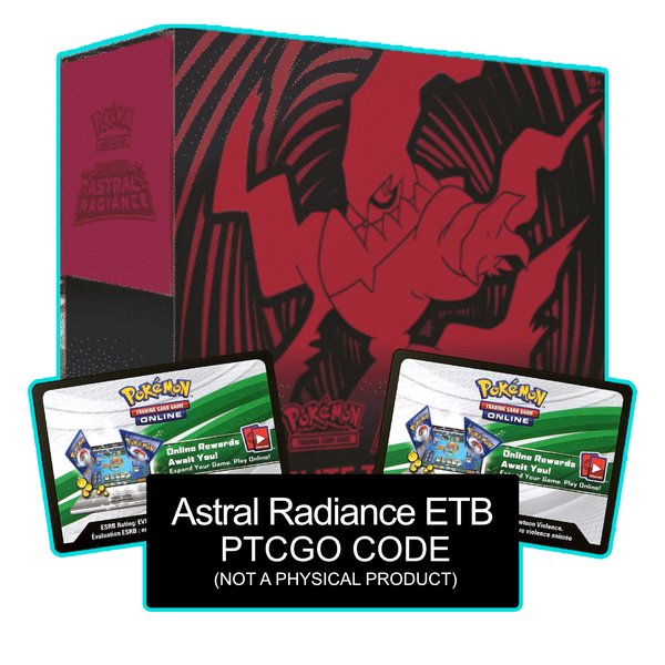 Astral Radiance ETB - Sleeves and Deck Box - Pokemon TCG Live Code - Card Cavern