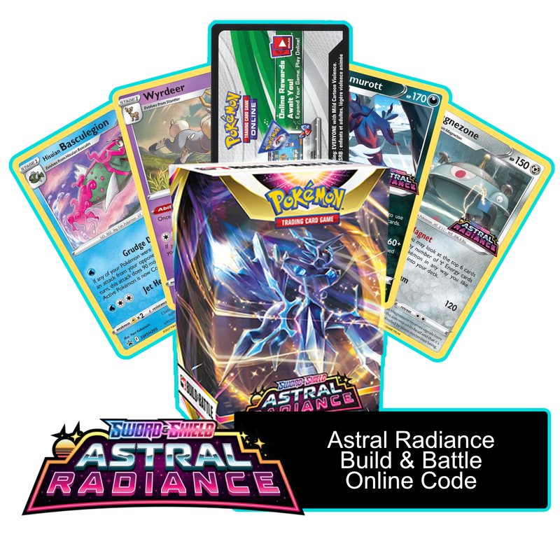 Astral Radiance Build & Battle Box - 1 of 4 Promos - PTCGL Code Card Cavern Trading Cards, LLC Astral Radiance Build & Battle Box - 1 of 4 Promos - PTCGL Code Card Cavern Trading Cards, LLC