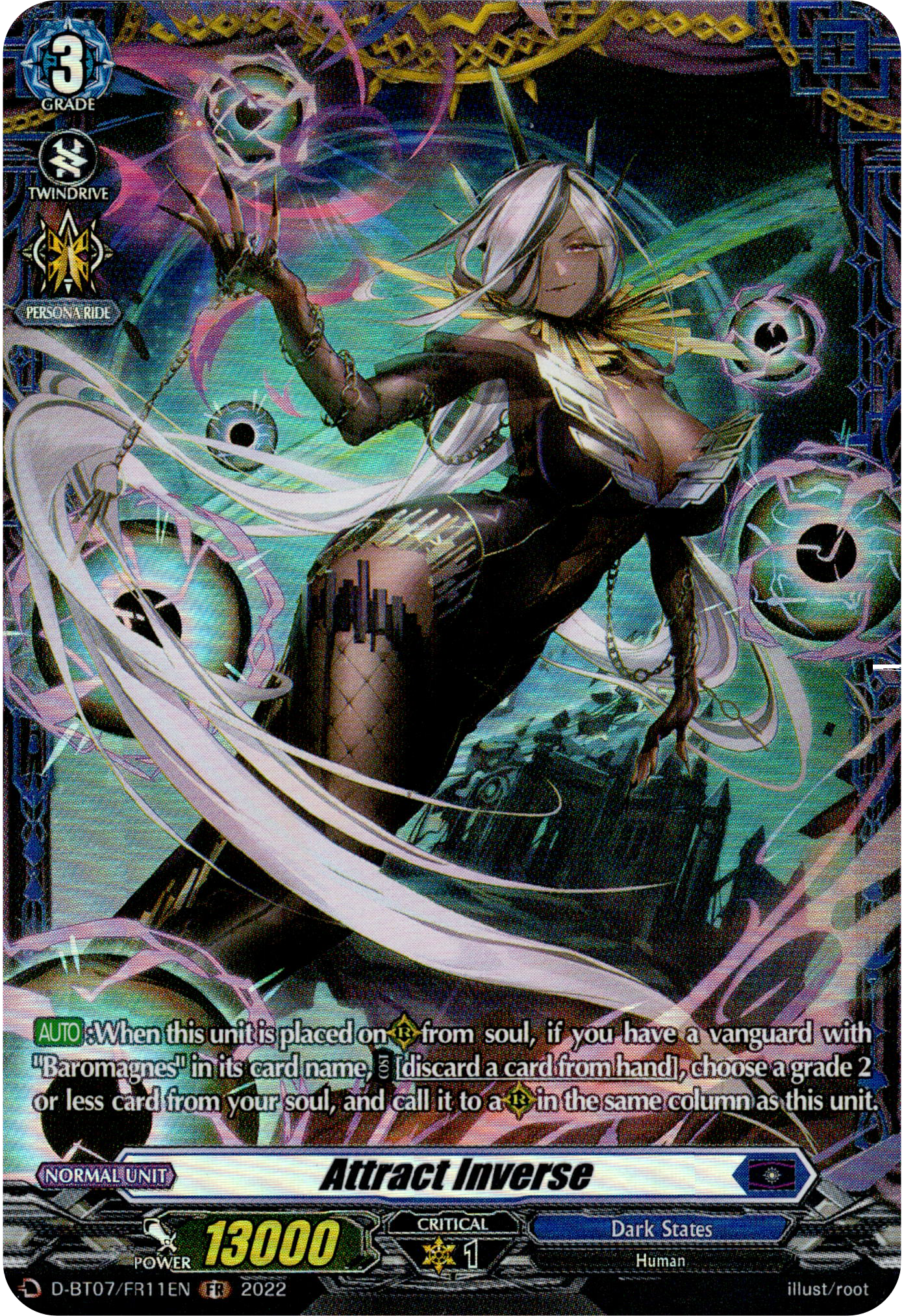 Attract Inverse - D-BT07/FR11EN - Raging Flames Against Emerald Storm - Card Cavern