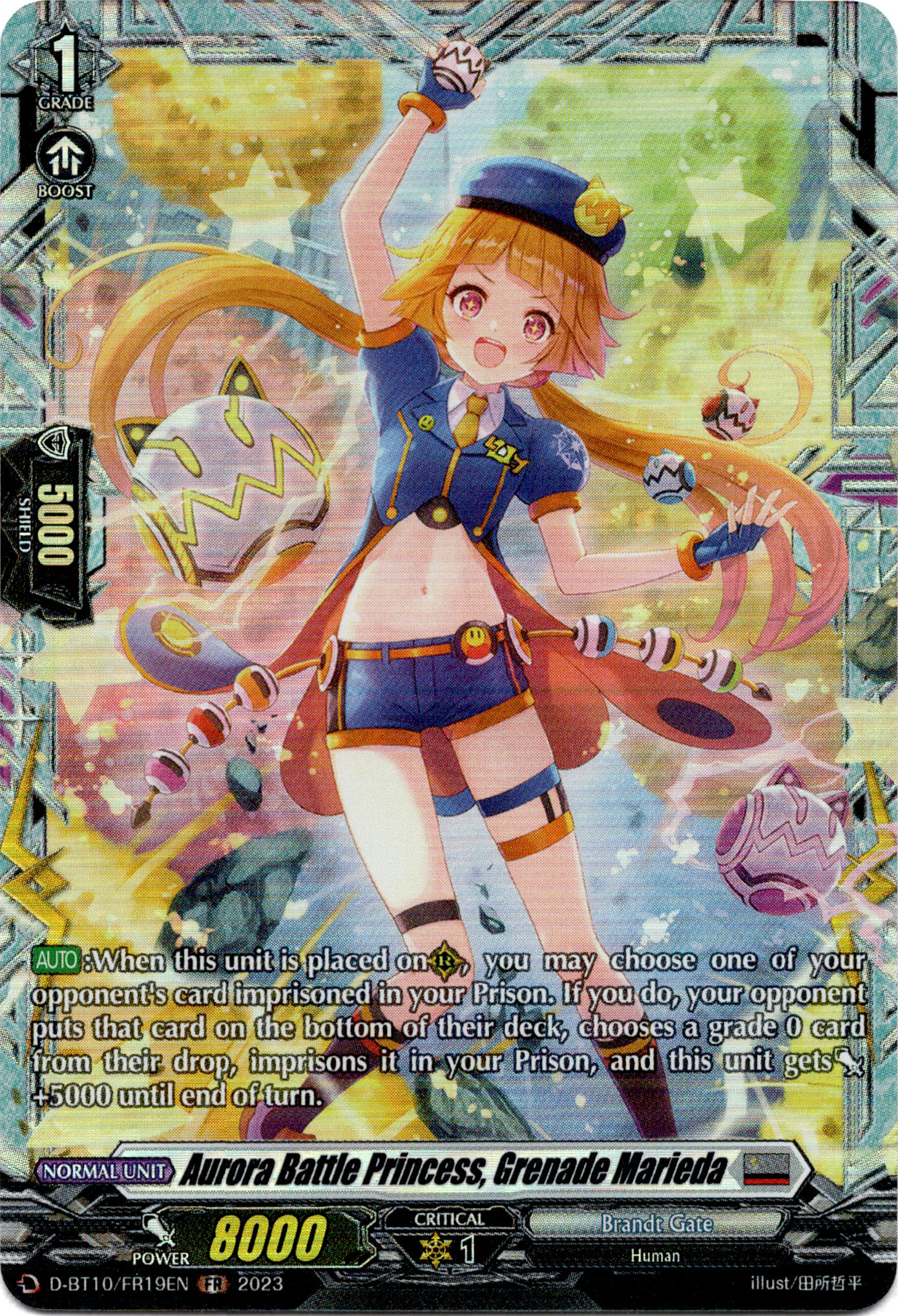 Aurora Battle Princess, Grenade Marieda - D-BT10/FR19EN - Dragon Masquerade - Card Cavern