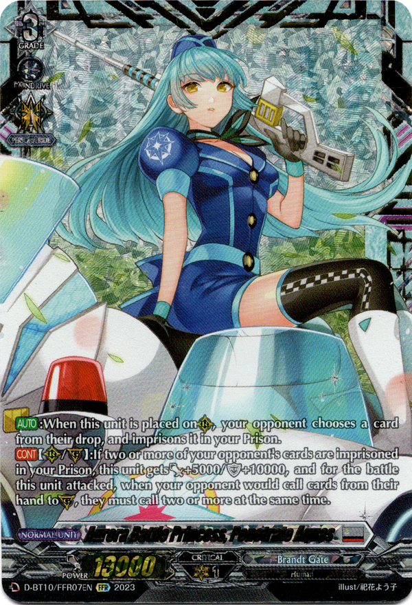 Aurora Battle Princess, Penetrate Aquas - D-BT10/FFR07EN - Dragon Masquerade - Card Cavern
