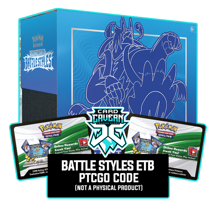Battle Styles ETB - Rapid Strike Urshifu - Sleeves and Deck Box PTCGO Code - Card Cavern