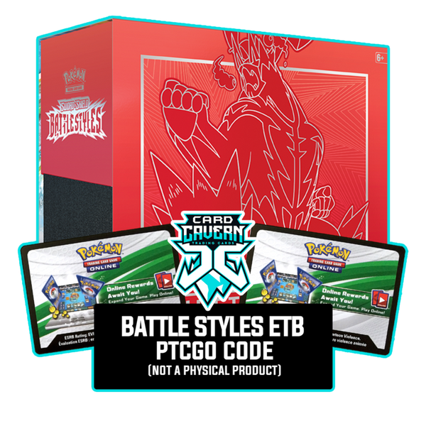 Battle Styles ETB - Single Strike Urshifu - Sleeves and Deck Box PTCGO Code - Card Cavern