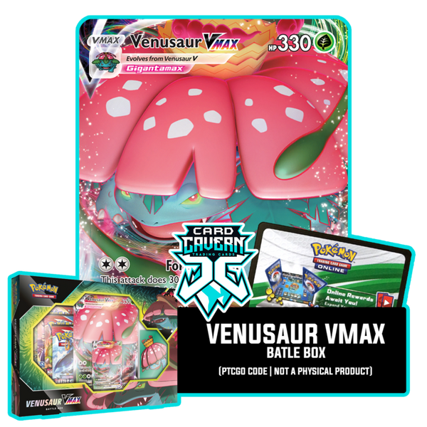 gigantamax venusaur pokemon card Venusaur VMAX Battle Box - Promo and Sleeves