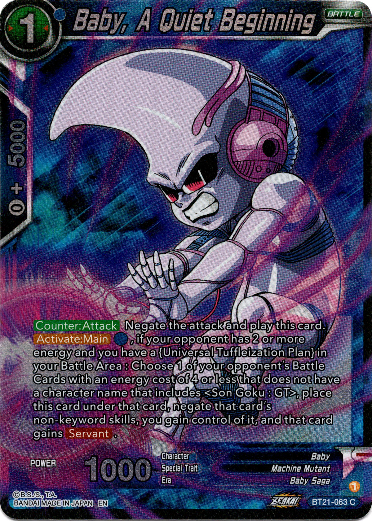 Baby, A Quiet Beginning - BT21-063 - Wild Resurgence - Foil - Card Cavern