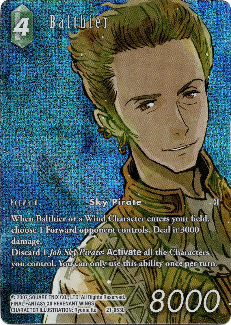 Balthier Full Art - 21-053L - Beyond Destiny - Foil – Card Cavern Trading  Cards, LLC