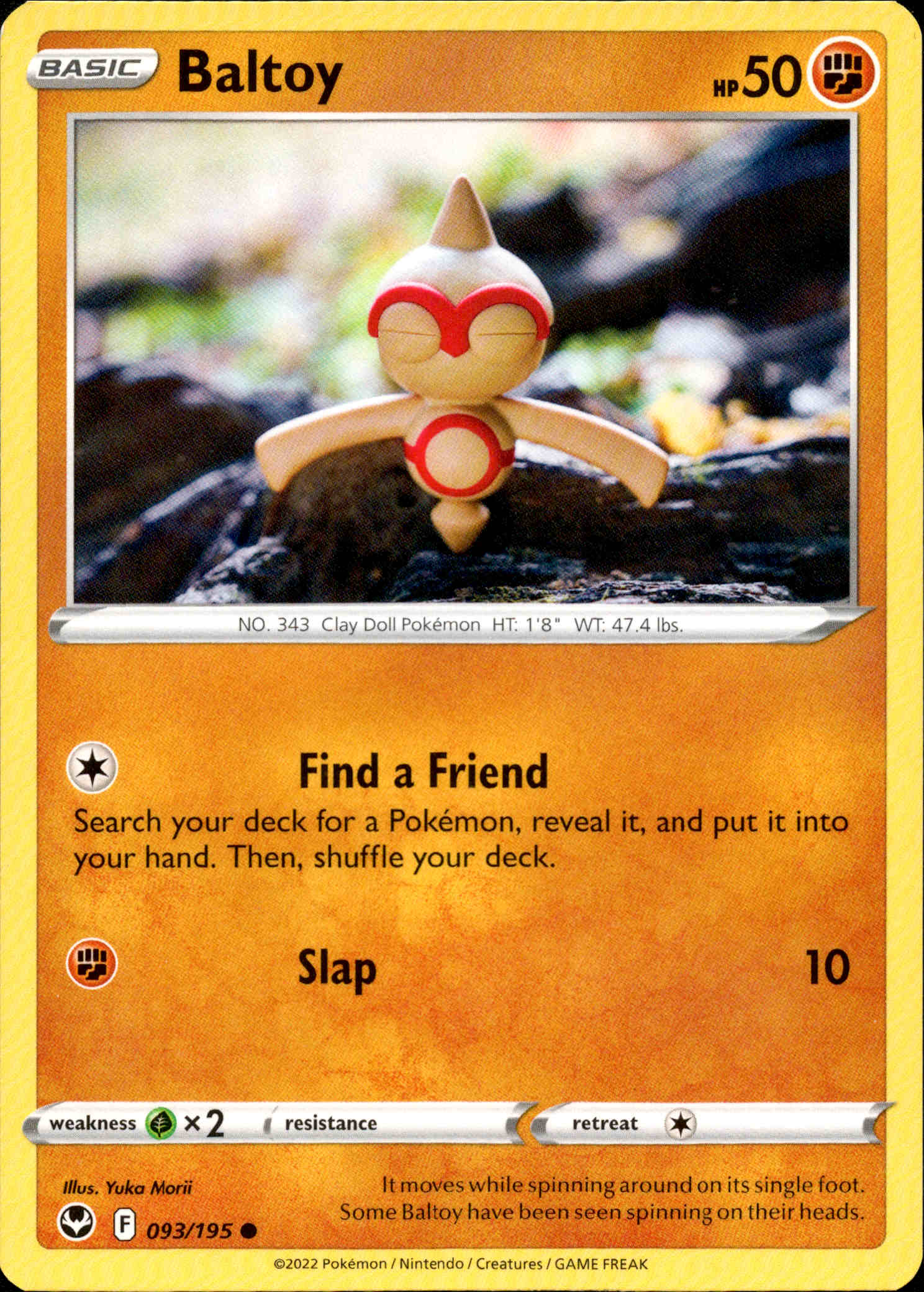 Baltoy - 093/195 - Silver Tempest - Card Cavern