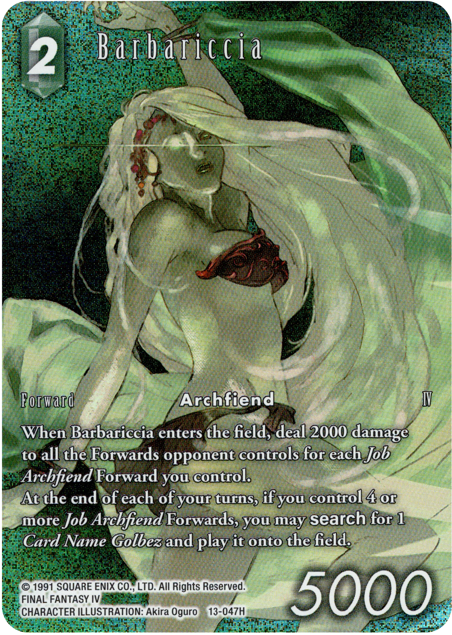 Barbariccia Full Art - 13-047H - Opus XIII - Card Cavern
