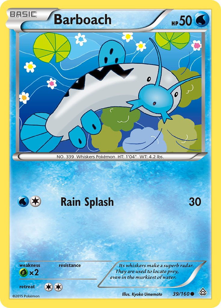 Barboach - 39/160 - Primal Clash - Card Cavern