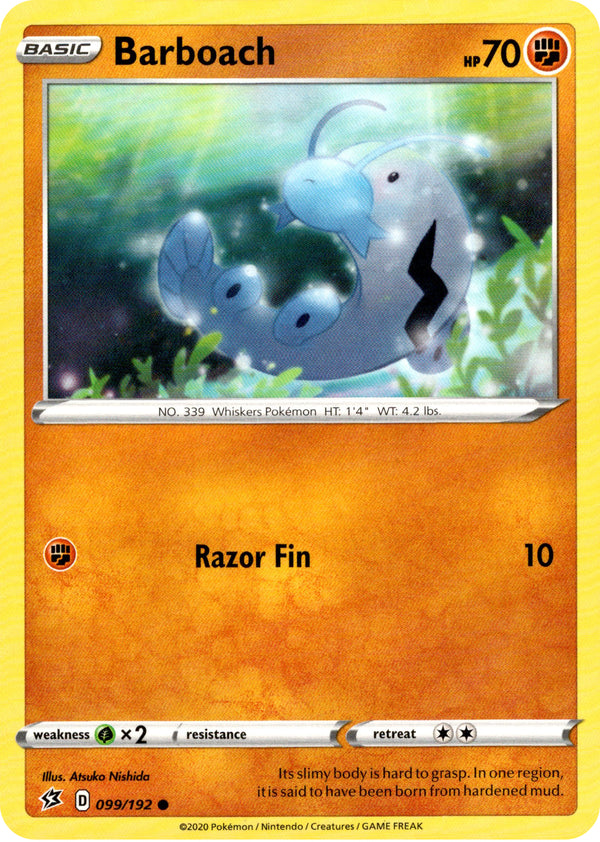 barboach pokemon card Barboach - SWSH10: Astral Radiance [REVERSE HOLO]