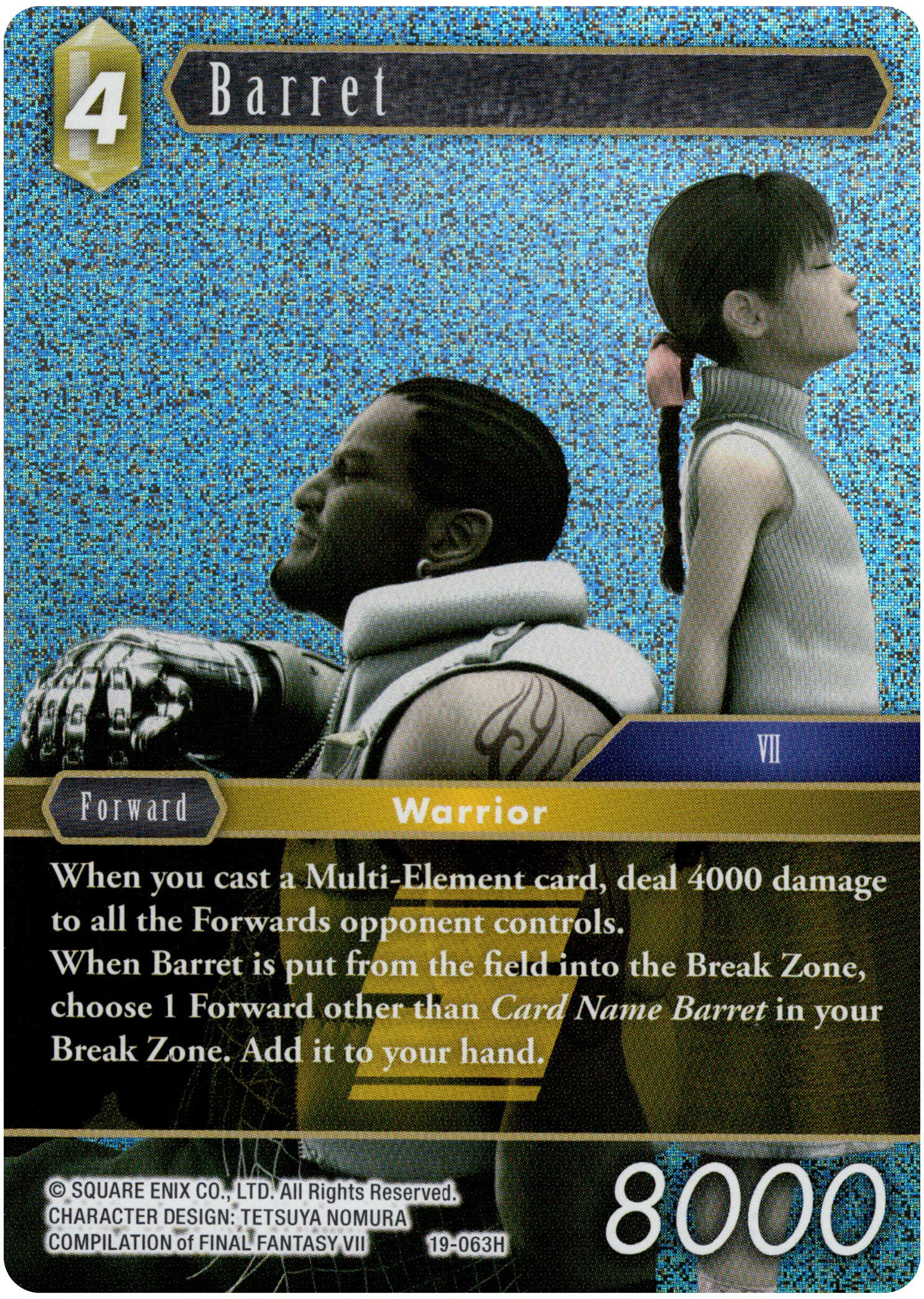 Barret - 19-063H - From Nightmares - Foil - Card Cavern