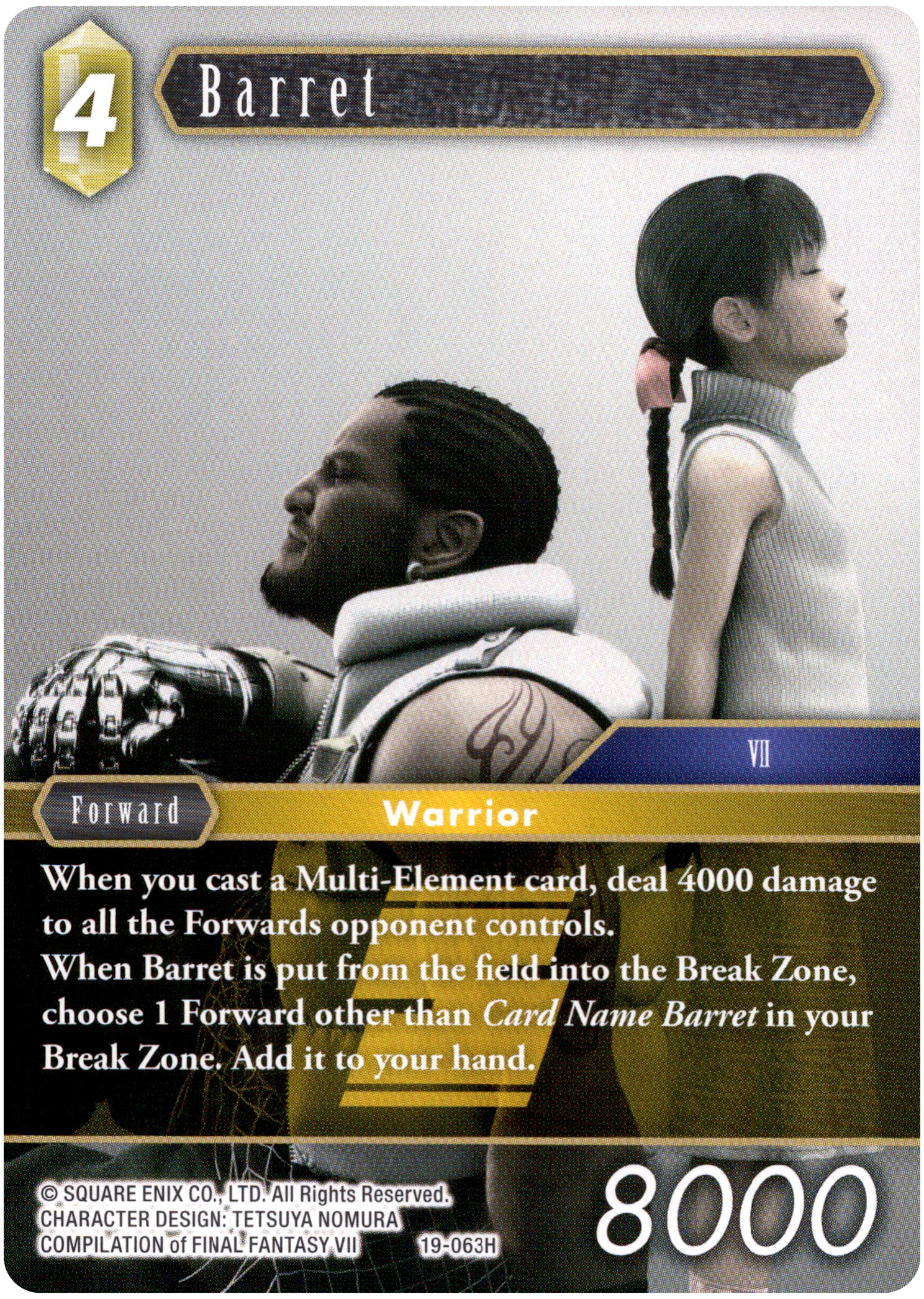 Barret - 19-063H - From Nightmares - Card Cavern