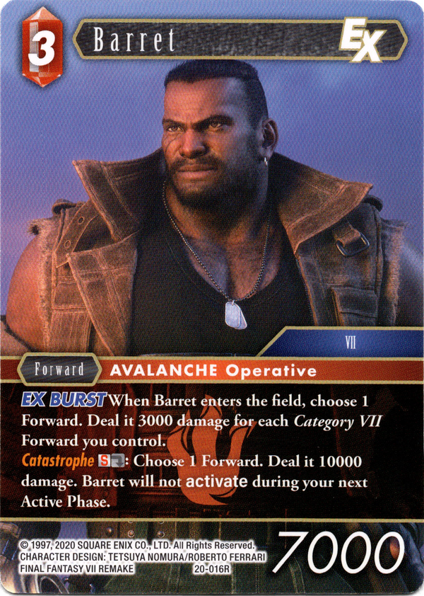 Barret EX - 20-016R - Dawn of Heroes - Card Cavern