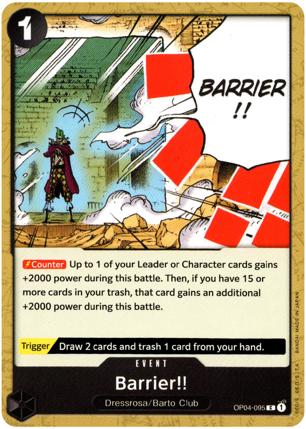 Barrier!! - OP04-095 C - Kingdoms of Intrigue