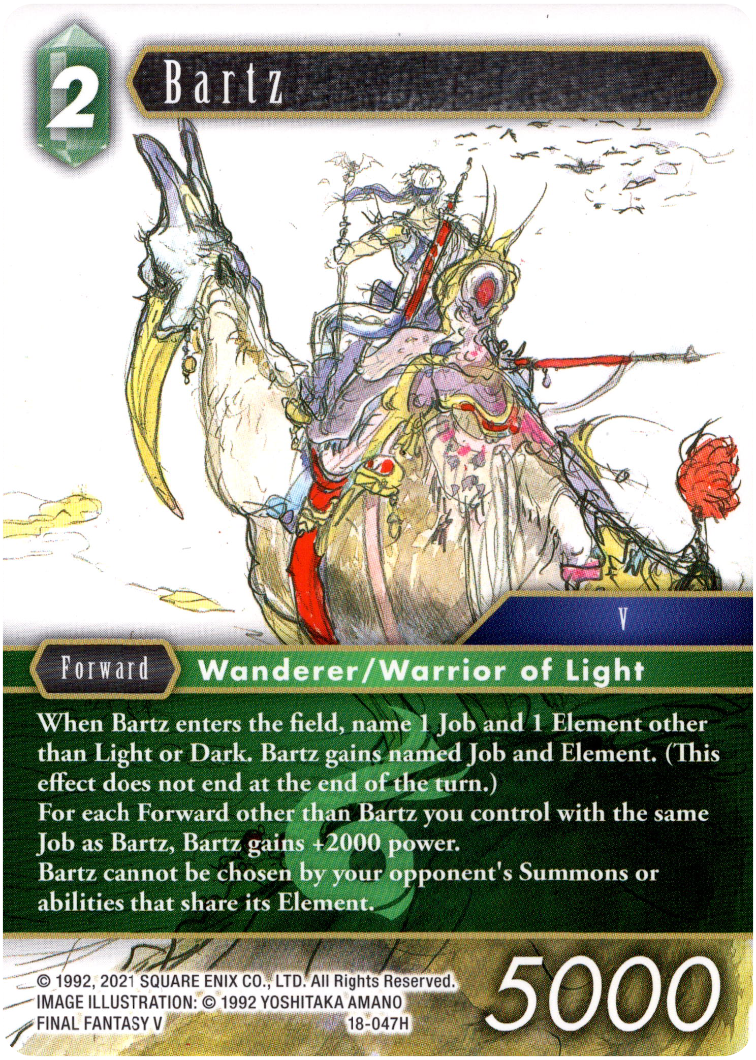 Bartz - 18-047H - Resurgence of Power - Card Cavern