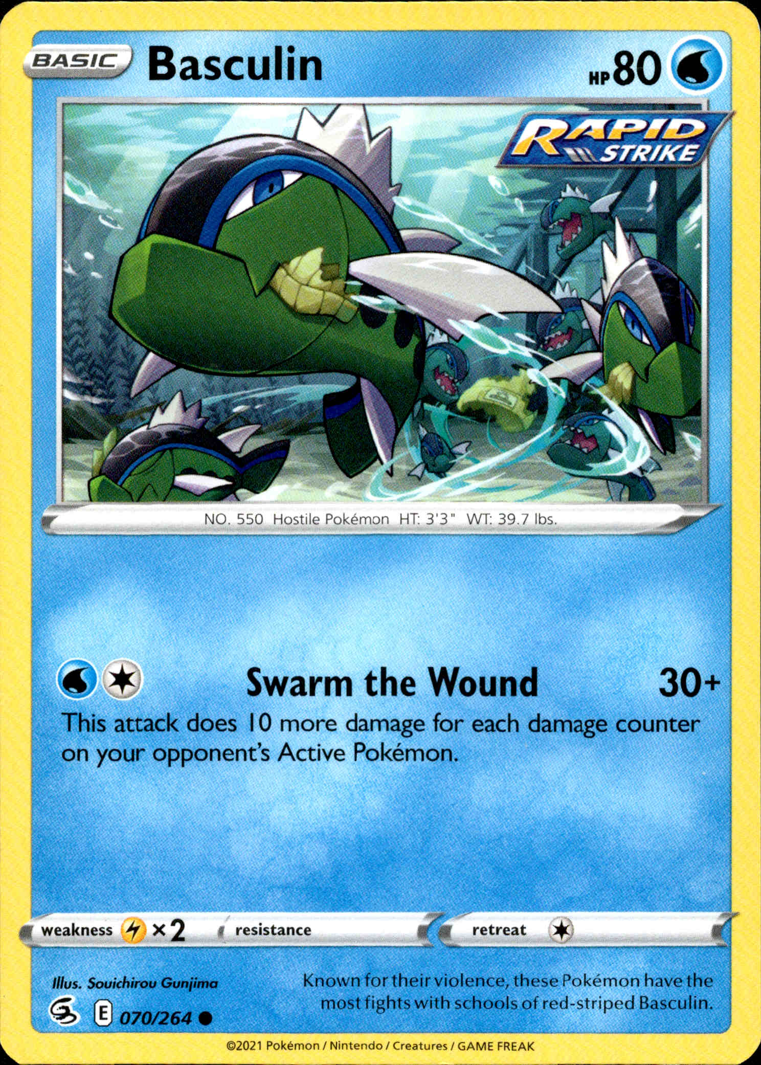 Basculin - 070/264 - Fusion Strike - Card Cavern