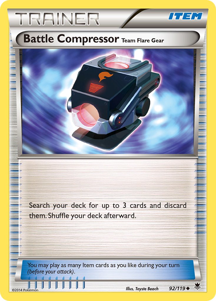 Battle Compressor - 92/119 - Phantom Forces - Card Cavern