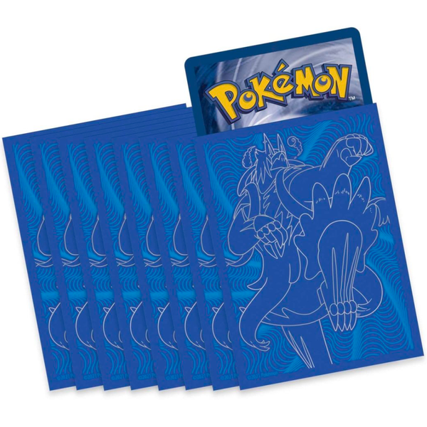 blue pokemon card sleeves Pokmon TCG: Dondozo & Tatsugiri Teamwork Card Sleeves (65 Sleeves)