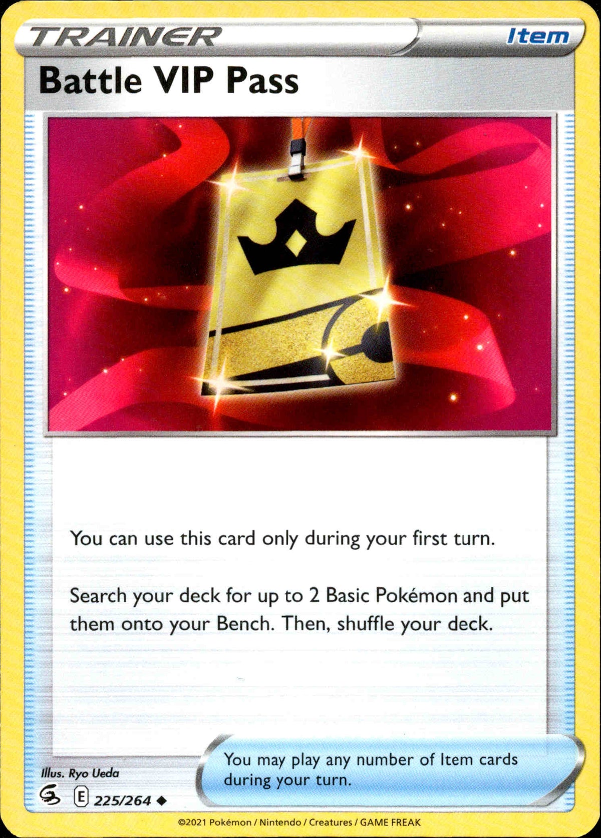 Battle VIP Pass - 225/264 - Fusion Strike - Card Cavern