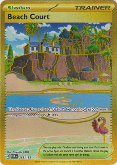 Beach Court - 263/182 - Paradox Rift - Holo - Card Cavern