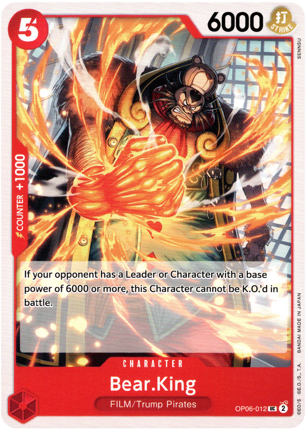 Bear.King - OP06-012UC - Wings of the Captain - Card Cavern