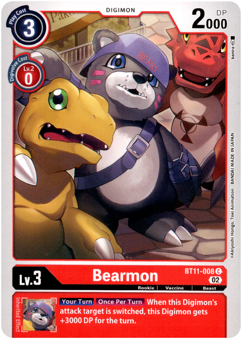 Bearmon - BT11-008 C - Dimensional Phase Card Cavern Trading Cards, LLC Bearmon - BT11-008 C - Dimensional Phase Card Cavern Trading Cards, LLC