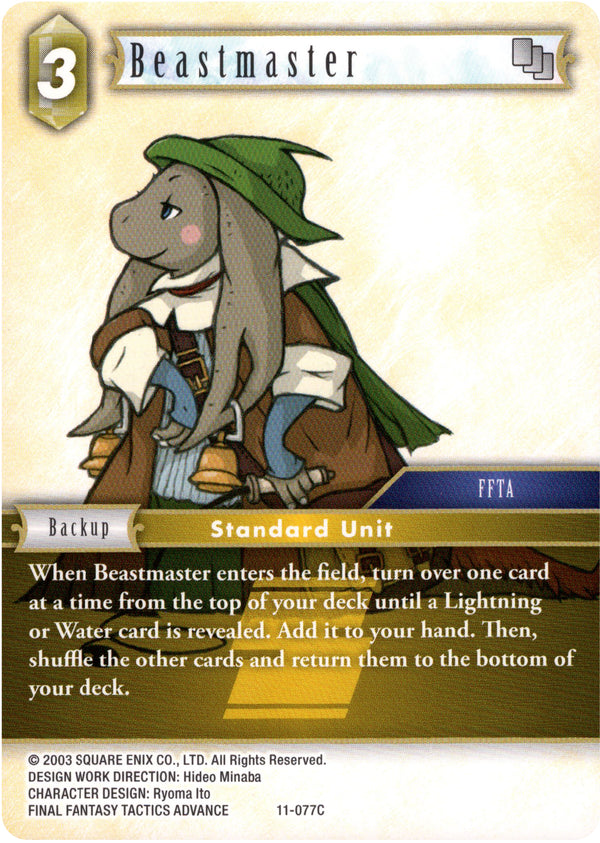 Beastmaster - 11-077C - Opus XI - Card Cavern