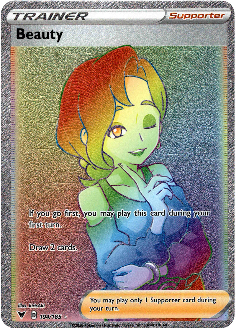 Beauty Hyper Rare - 194/185 - Vivid Voltage - Holo - Card Cavern