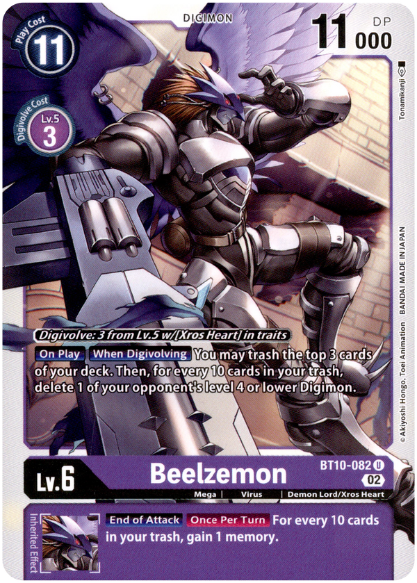 Beelzemon - BT10-082 U - Xros Encounter - Card Cavern