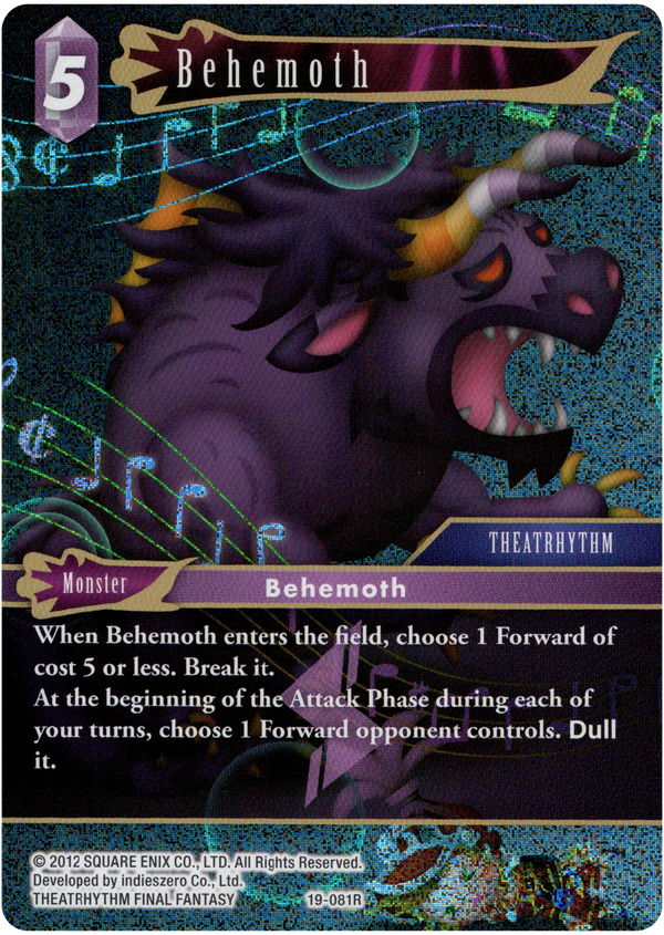 Behemoth - 19-081R - From Nightmares - Foil - Card Cavern
