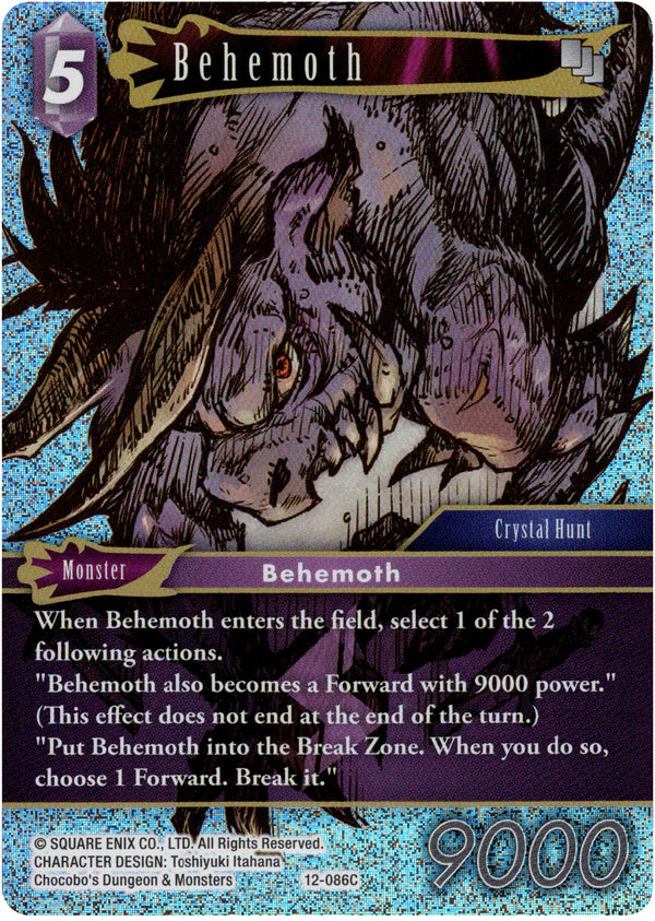 Behemoth - 12-086C - Opus XII - Foil - Card Cavern