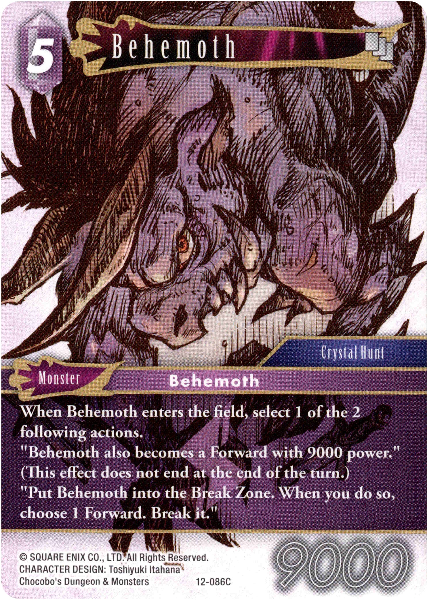 Behemoth - 12-086C - Opus XII – Card Cavern Trading Cards, LLC