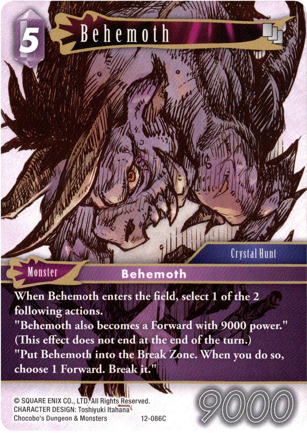 Behemoth - 12-086C - Opus XII - Card Cavern