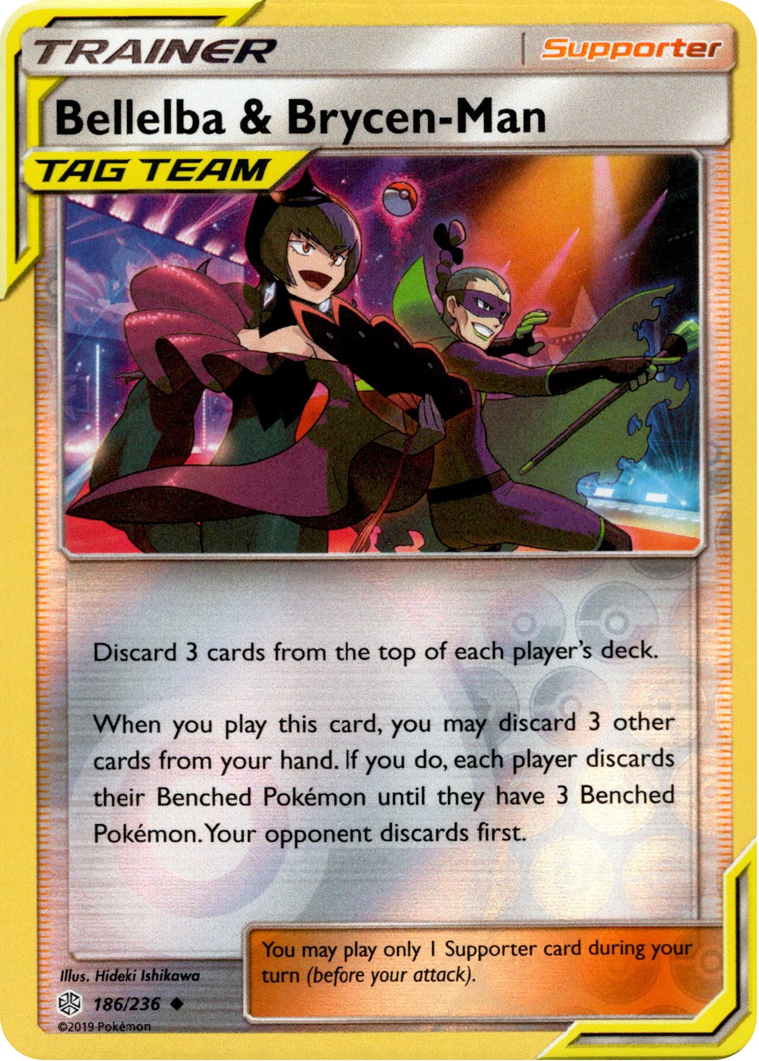 Bellelba & Brycen-Man - 186/236 - Cosmic Eclipse - Reverse Holo - Card Cavern