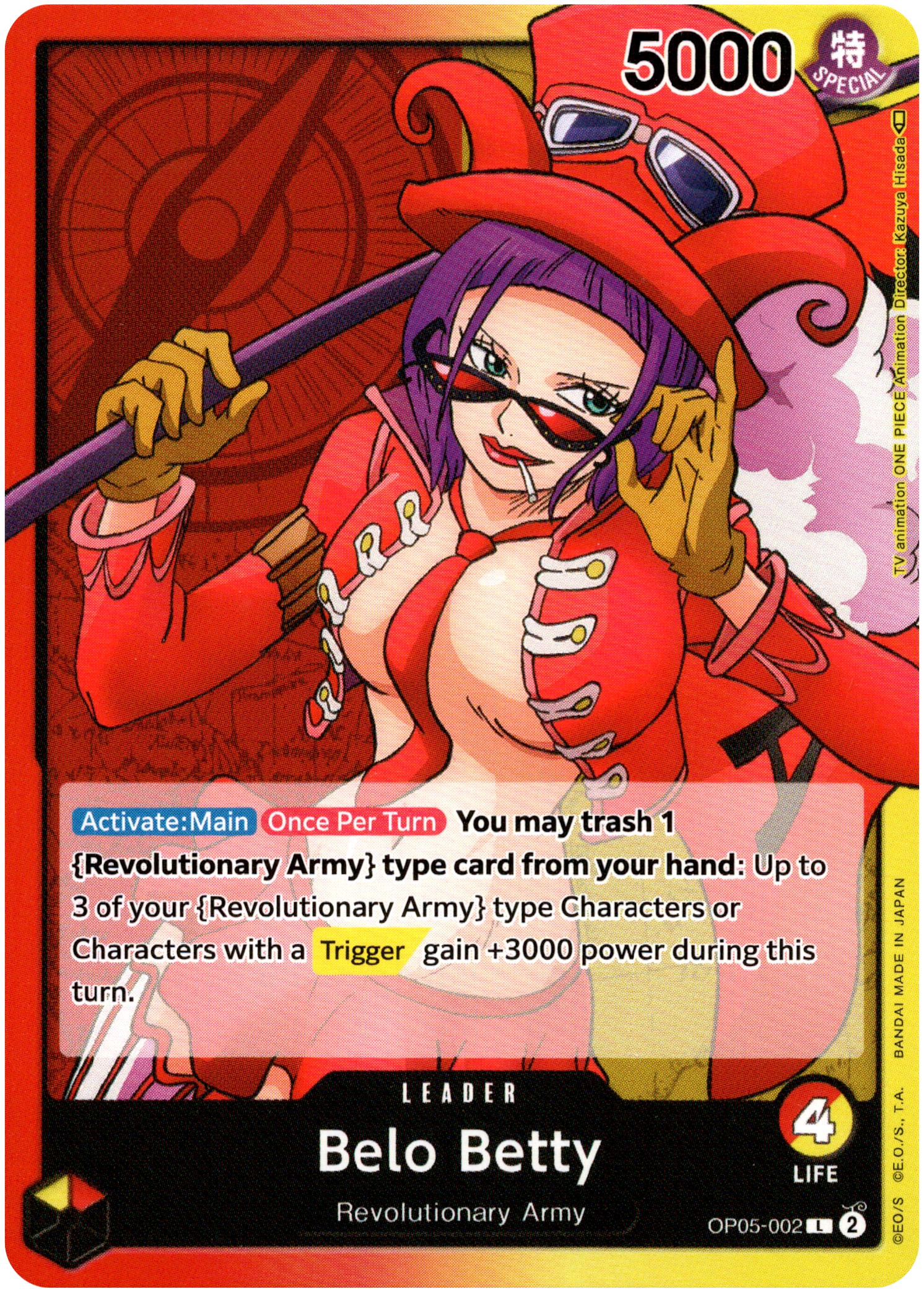 Belo Betty - OP05-002 - Awakening of the New Era - Card Cavern