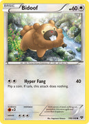 Bidoof - 106/146 - XY Base - Card Cavern