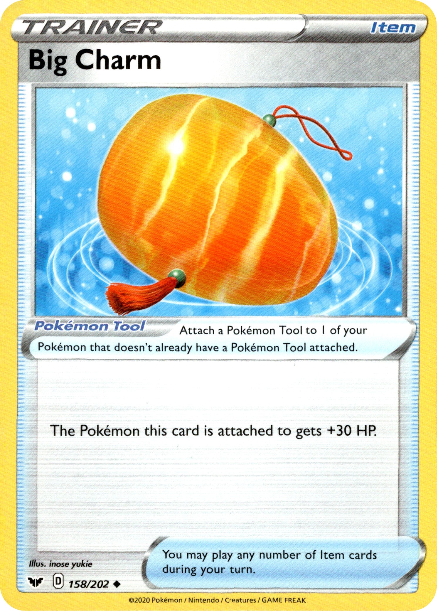 Big Charm - 158/202 - Sword & Shield - Card Cavern