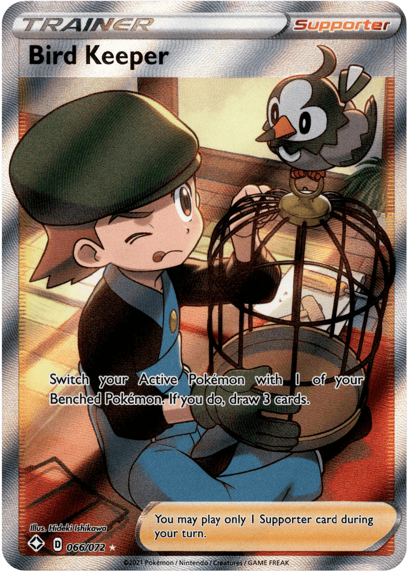 Bird Keeper Full Art - 066/072 - Shining Fates - Card Cavern