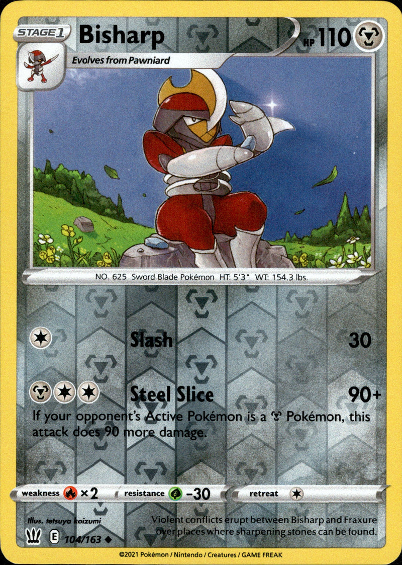 Bisharp - 104/163 - Battle Styles - Reverse Holo - Card Cavern