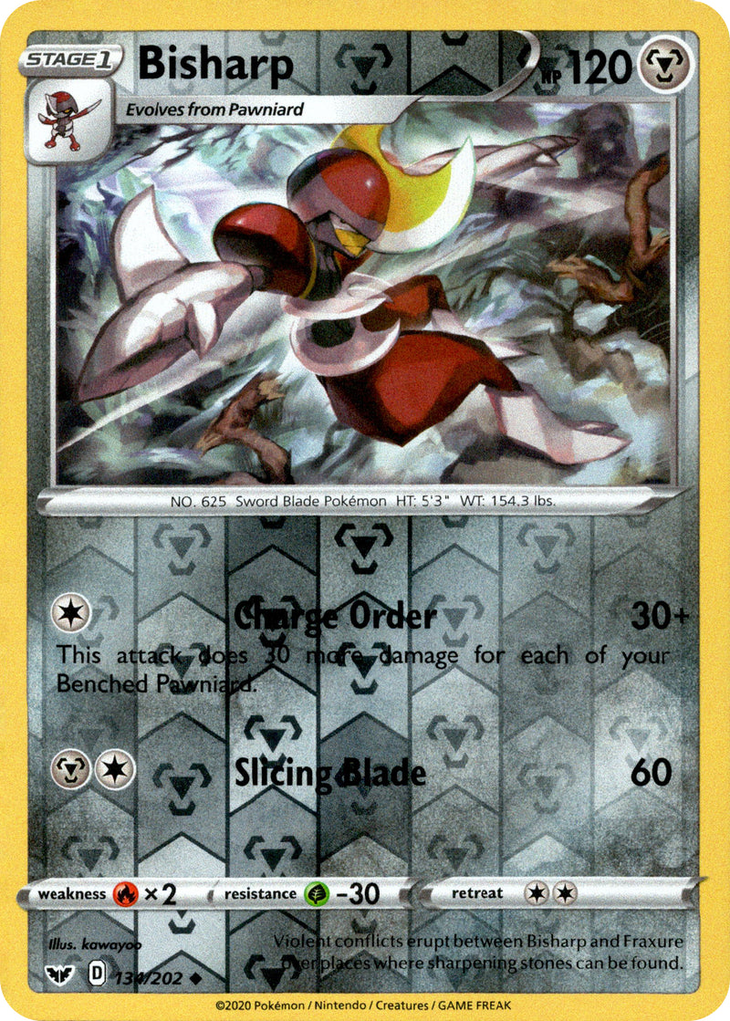 bisharp pokemon card price Bisharp - 134/202 - Sword & Shield